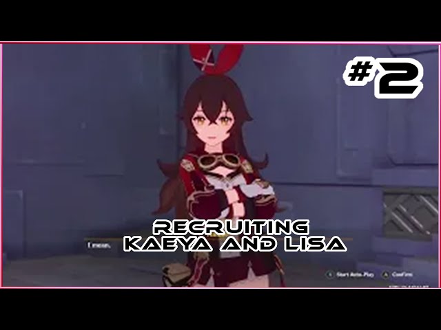 Recruiting Kaeya and Lisa - Genshin Impact (Briony)