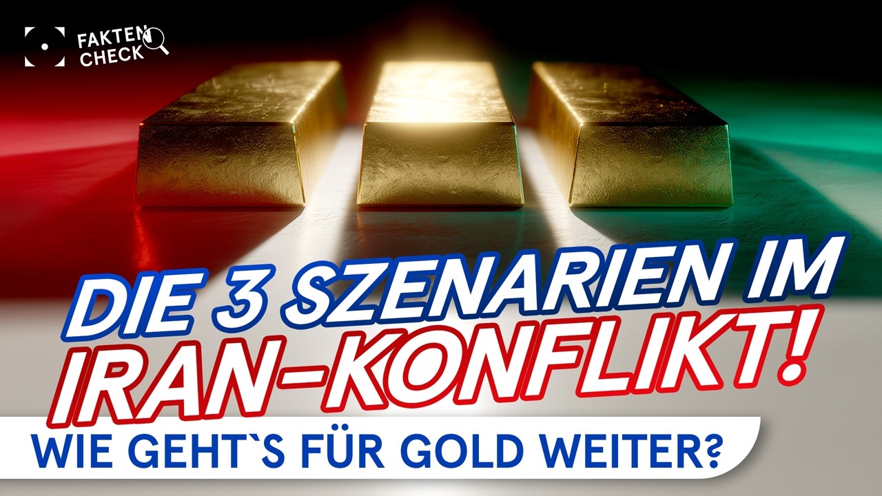 IRAN-ESKALATION: Gold bald bei 6.000$? 🚨 Die 3 Szenarien #iran #gold
