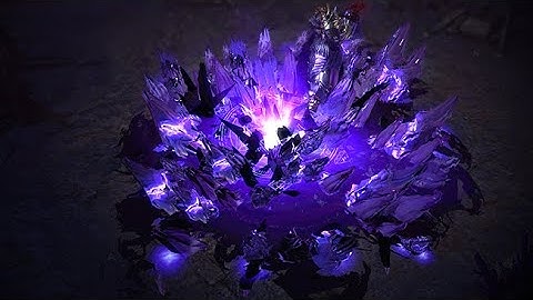 Path of Exile: Crystal Earthquake Skill Effect