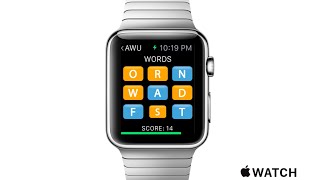 Boggle / Scramble like word game apps for the Apple Watch screenshot 5