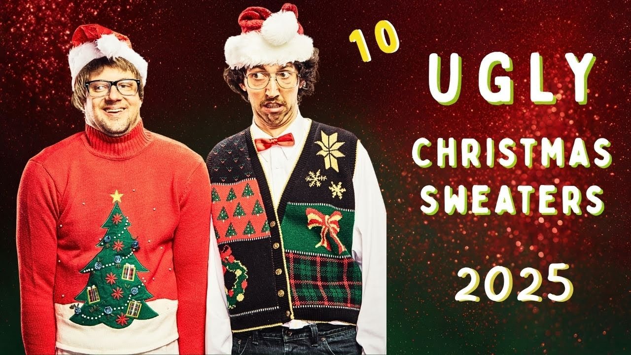 10 Funny Ugly Christmas Sweaters for Holiday Parties 2025