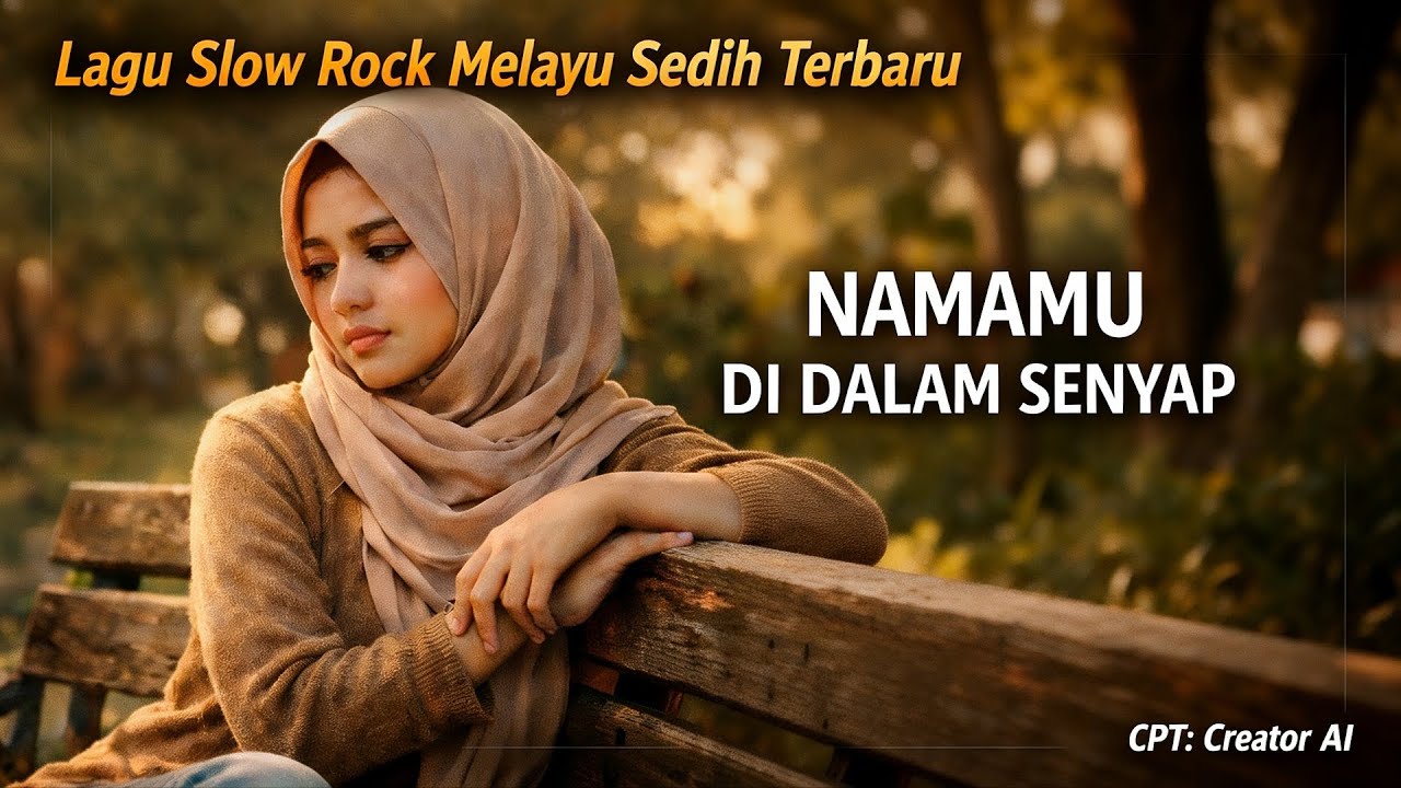 Lagu galau slow rock Melayu terbaru - NAMAMU DI DALAM SENYAP - slowrock Melayu 