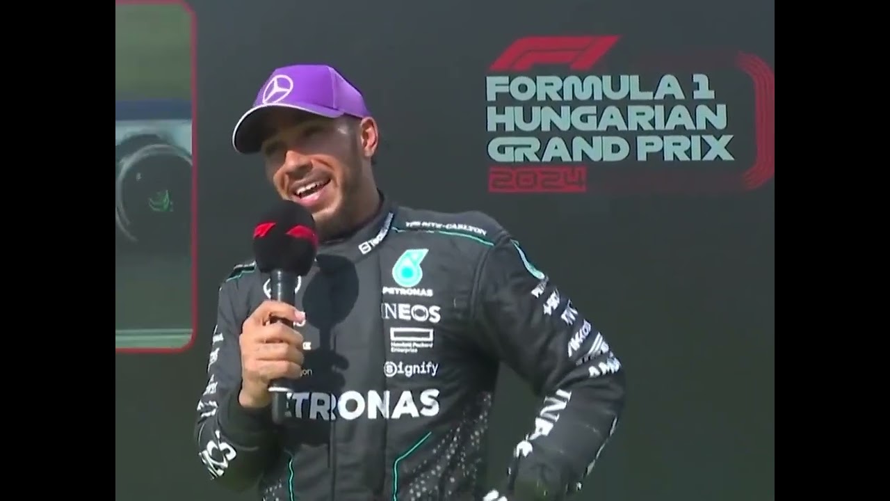 Lewis Hamilton Post Race Interview | Collision With Max Verstappen | Hungarian Grand Prix 2024