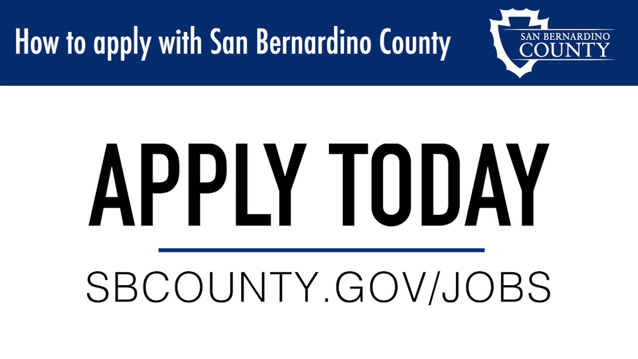 San bernardino county human resources job opportunities