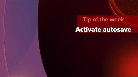 Autosave in Bonita Studio