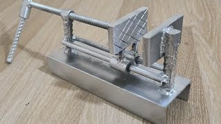 homemade tools ideas: how To Make A Simple Vise Cheaply