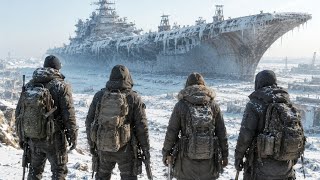 Survivors Discover Colossal Frozen Warship Abandoned After Hit by Huge Iceberg After End of World