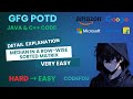 Median in a row-wise sorted Matrix | GFG POTD  | Java &amp; C++ code | 22-08-25