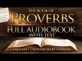 Holy bible audio proverbes 1  31  avec texte anglais contemporain