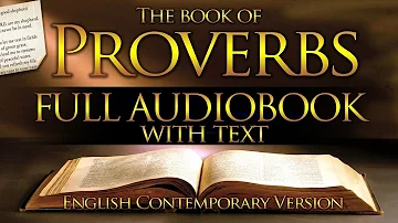 Holy Bible Audio: PROVERBS  1 to 31 - With Text (Contemporary English)
