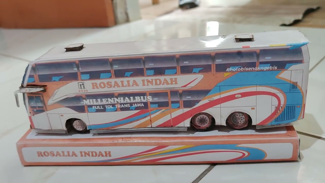 Miniatur bus Rosalia Indah standar konsep @MAZ RASYID PROJECT 99