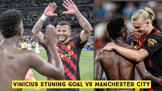 Vinicius Stun Goal Vs Manchester City At Estadio Santiago Bernabeu