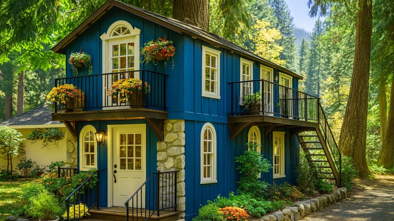 Этот сказочный крошечный домик в лесу вас просто поразит!