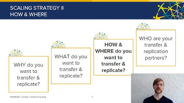 #AIRMooc: Developing your scaling strategy: 5 key questions