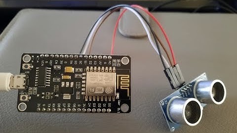 Penggunaan Sensor Ultrasonik HC-SR04 dengan NodeMCU ESP8266