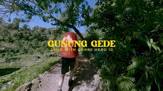 Gunung Gede Via Jalur Putri | Asmr | Gopro Hero 10