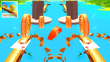 Spiral Roll 🌀🪚🌊 Level 161 -165 | Gameplay Walkthrough Part 34 [Android & iOS]