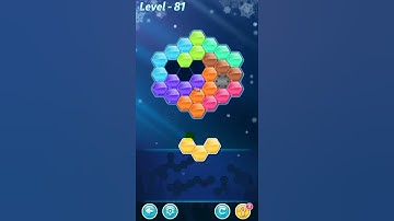 BLOCK! Hexa Puzzle! Skilled Level 81 (Rotate) - Lösung Solution Walkthrough