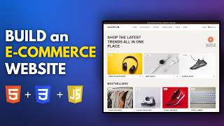 Build a Complete E-Commerce Website with HTML, CSS & JavaScript | Full Project for Beginners