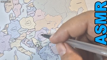 ASMR: Fluistertour door Europa 🌍 Eén flauwe grap per land | ASMR-tracering
