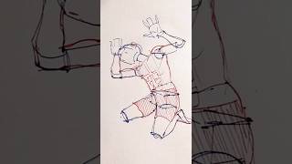 Kneeling pose #art #artph #ballpoint #drawing #sketches #figuredrawing #figures