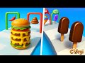 Burger Master 🆚 Ice Cream Stack - All Levels Satisfying Walkthrough Gameplay
