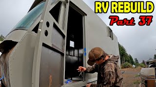 RV REBUILD (Part 37) Door Seals & Handles