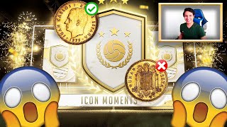 ¡LUCKY CHALLENGE DE ICONOS MOMENTOS, NO CREERÁS LO QUE SALIÓ!? ICON MOMENTS PLAYER PICK SBC |FIFA 21