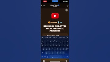 Never buy this, if you are 25 years old memefi video code