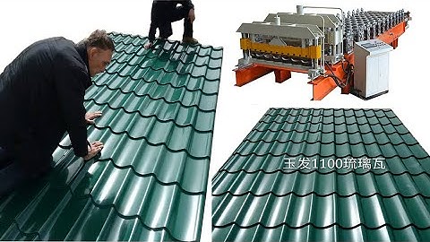 1100 glazed tile roll forming machine |step tile making machinery for America