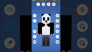 Minecraft Panda skin 3D skin #shots😍😋🤨😚🙂😙😚