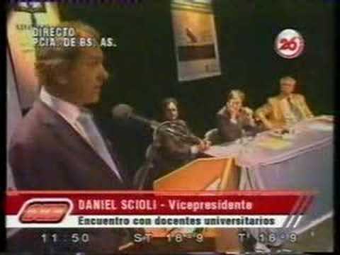 Google on Canal 26 - Daniel Scioli Speech