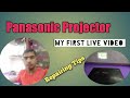 My first live  how to repair panasonic  projector  