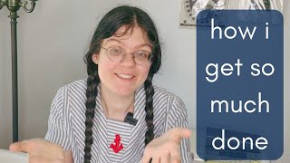 I wrote 40 books in 4 years pt. 2: my best productivity tips