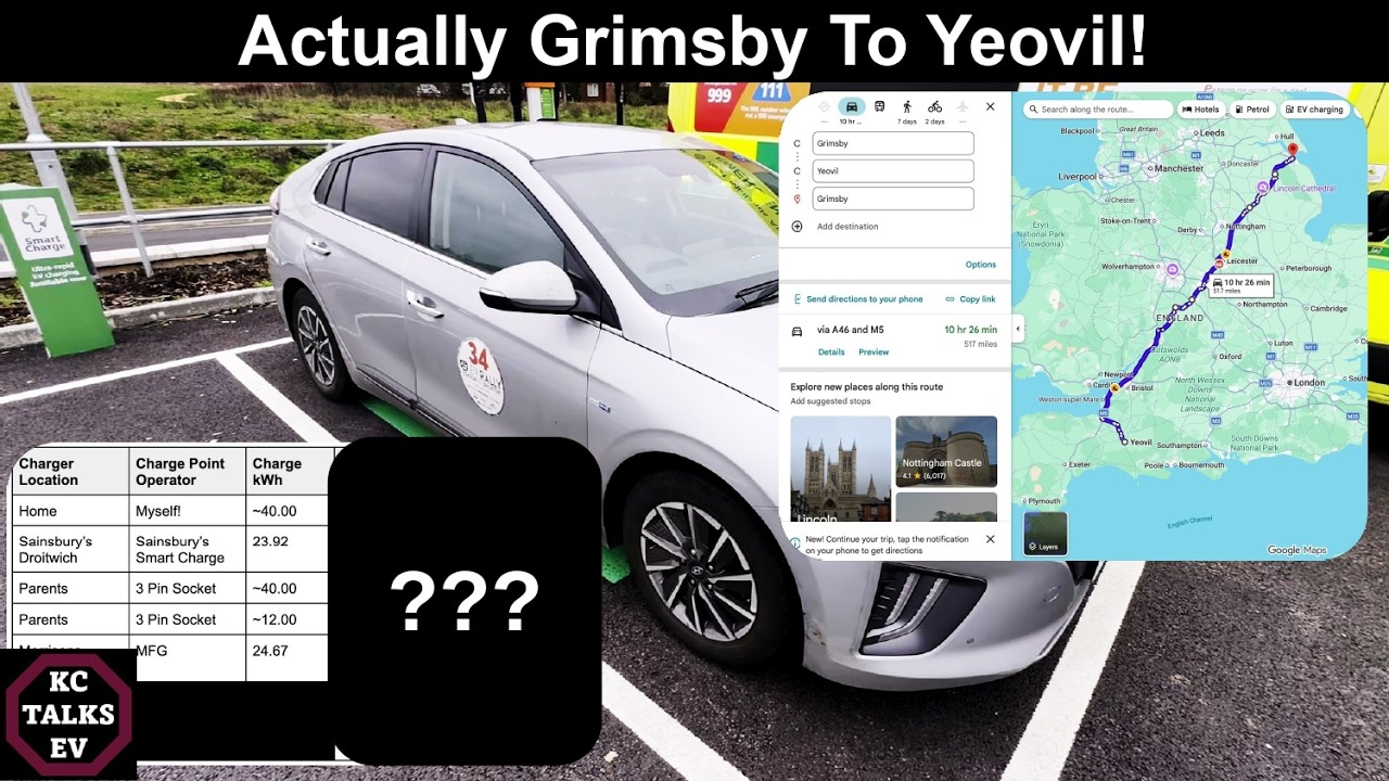 Реальное «обычное» путешествие: настоящее дальнее путешествие на подержанном электромобиле Ioniq ...