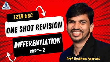 12th HSC | Maths | ONE SHOT REVISION | APPLICATION OF DERIVATIVES | Part 2 | Shubham Agarwal #12th