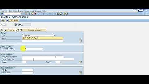 One Time Vendor In SAP | What Is One Time Vendor Configuration