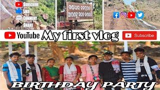 My first vlog/Welcome to my new vlog/Khondadar water fall Birthday party/13/05/2024/minzbabuofficial