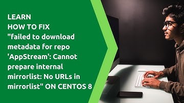 CENTOS 8 FIX "failed to download metadata for repo 