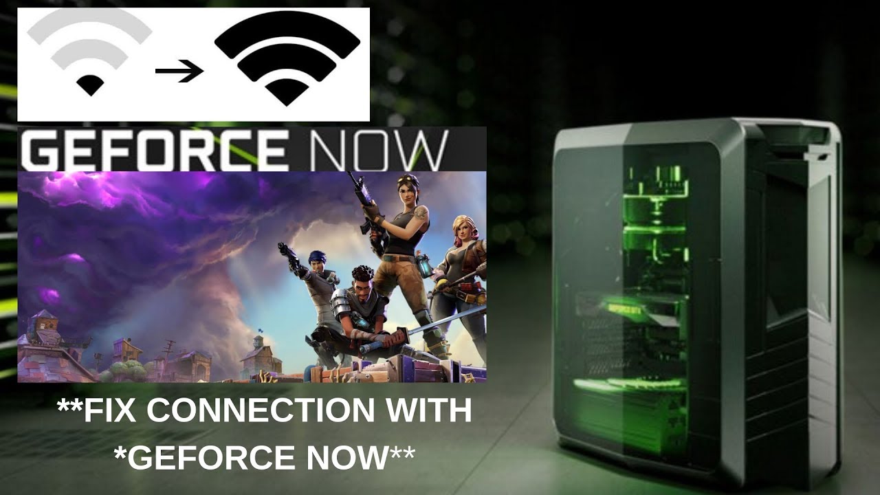 there was a problem connecting to nvidia geforce now