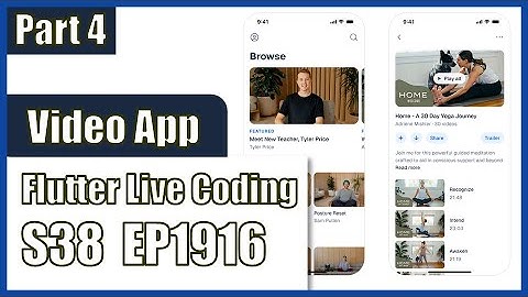 [Flutter] Flutter Live Coding EP1916 (Video App Part 4)