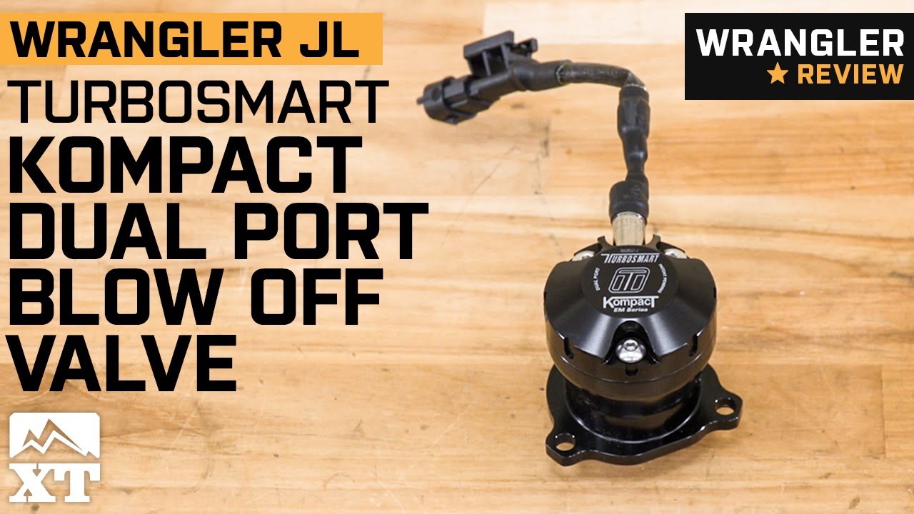 Turbosmart Jeep Wrangler Kompact Dual Port Blow Off Valve TS-0223-1086  (18-23  Jeep Wrangler JL) - Free Shipping