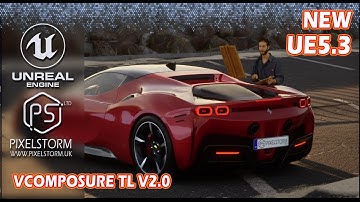 VComposureTL V2 | Photoreal Automotive Rendering in Unreal Engine 5.3