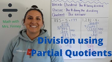 Division Using Partial Quotients Strategy