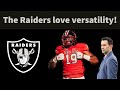 The Raiders love versatility