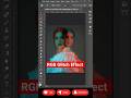RGB Glitch Effect in Photoshop | Double Exposure Color Effect Tutorial (Hindi)  #photoshop
