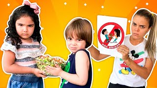 NOVAS REGRAS DE CONDUTA PARA IRMÃOS (New Rules of conduct for children)-Brincando com Rafinha