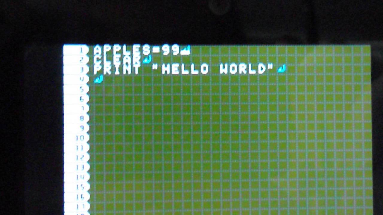 Petit Computer For Dumbies: Lesson 1 console print cls clear variables