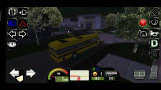 Bus Simulator Original - Ovilex - School Bus Night Driving in Amberg! screenshot 4