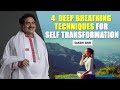 Four great sutras of long deep breathing 4 deep breathing techniques reduce stress  sadhguru sakshi shree